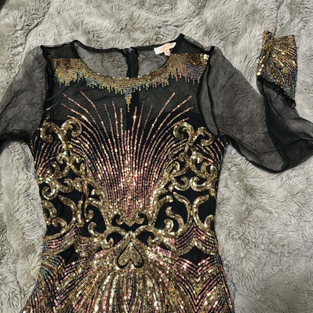 Sequin Mini Dress